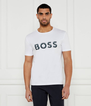 BOSS GREEN T-shirt Tee Logo | Regular Fit | stretch