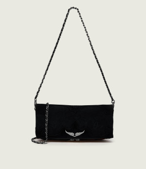 Zadig&Voltaire Torebka na ramię Rock Western | zamsz