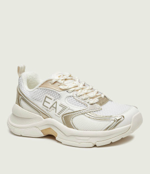 EA7 Sneakersy | z dodatkiem skóry