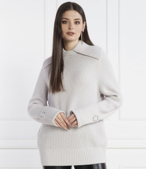 Patrizia Pepe Sweter | Regular Fit | z dodatkiem wełny