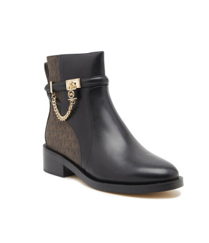 Michael Kors Skórzane botki Hamilton Flat