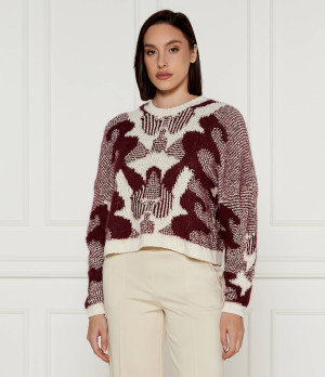 Ba&sh Sweter RORA | Cropped Fit | z dodatkiem wełny