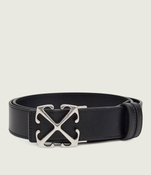 OFF-WHITE Skórzany pasek ARROW