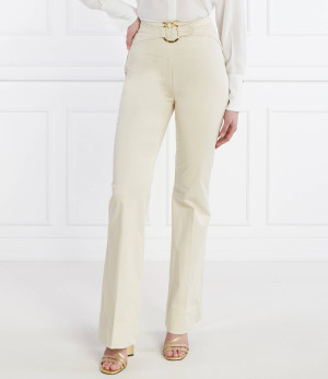 Pinko Spodnie z paskiem | flare fit | high waist