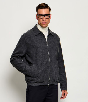 Karl Lagerfeld Kurtka | Regular Fit | z dodatkiem wełny