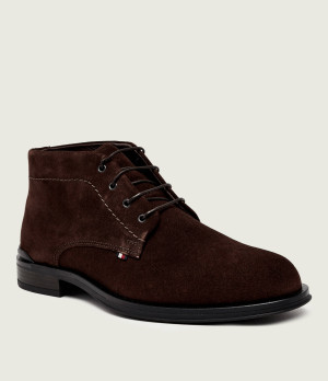 Tommy Hilfiger Buty wysokie CORPORATE | zamsz