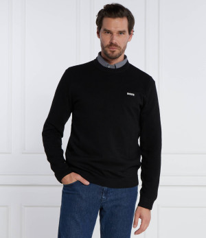 BOSS GREEN Sweter Momentum-X_CN | Regular Fit | z dodatkiem wełny