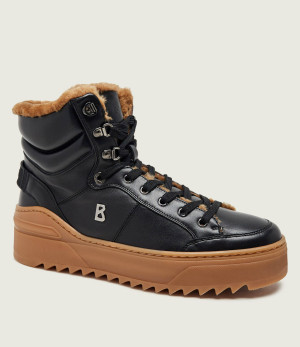 Bogner Skórzane trapery Bucharest 6 | shearling | z dodatkiem wełny