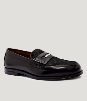 Dsquared2 Skórzane loafersy Neoclassic