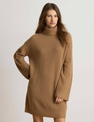 LAUREN RALPH LAUREN Wełniana sukienka Areena | z dodatkiem kaszmiru