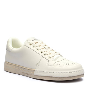 Emporio Armani Skórzane sneakersy