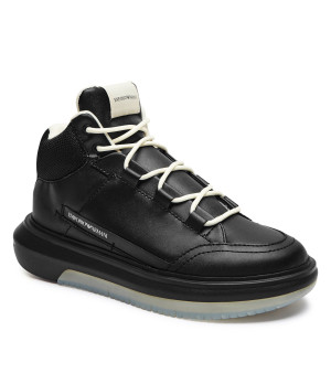 Emporio Armani Skórzane sneakersy