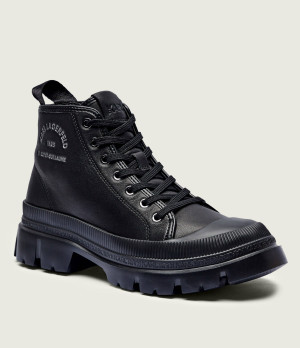 Karl Lagerfeld Skórzane buty trekkingowe