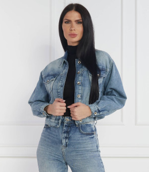 Patrizia Pepe Kurtka jeansowa | Cropped Fit