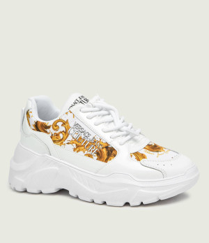 Versace Jeans Couture Sneakersy FONDO SPEEDTRACK DIS. SC7 | z dodatkiem skóry