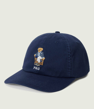 POLO RALPH LAUREN Bejsbolówka | z dodatkiem skóry