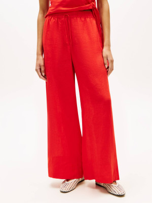 Tommy Hilfiger Lniane spodnie | Relaxed fit