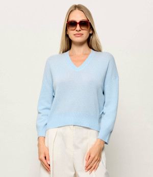 Marella SPORT Wełniany sweter Mlseditore | Relaxed fit | z dodatkiem kaszmiru