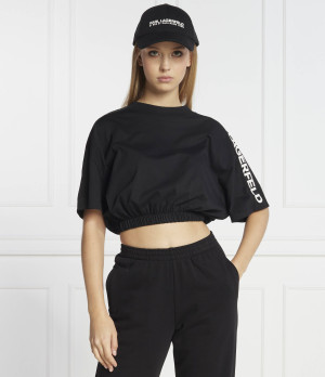 Karl Lagerfeld T-shirt nylon mix | Relaxed fit