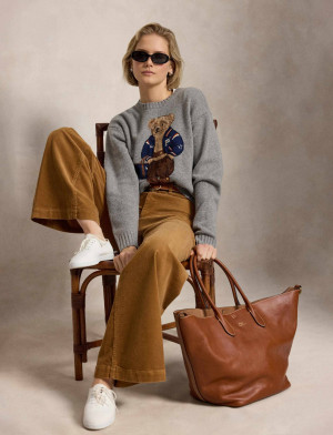 POLO RALPH LAUREN Wełniany sweter | Relaxed fit | z dodatkiem kaszmiru