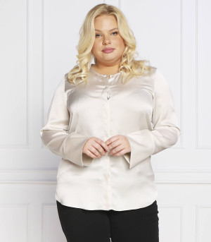Persona by Marina Rinaldi Satynowa bluzka FASCIA plus size | Regular Fit