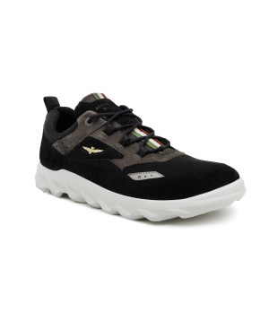 Aeronautica Militare Skórzane sneakersy
