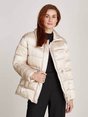 Calvin Klein Satynowa kurtka | Regular Fit