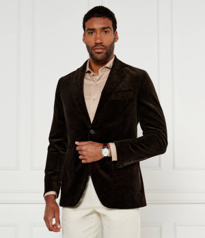 Oscar Jacobson Marynarka | Regular Fit | sztruks