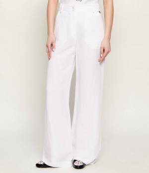 Marc Cain Spodnie | Loose fit | z dodatkiem lnu