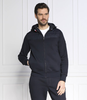 Tommy Hilfiger Bluza MIX MEDIA ZIP TAPE THROUGH | Regular Fit