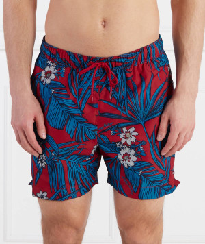 Tommy Hilfiger Szorty kąpielowe MEDIUM DRAWSTRING PRINT | Regular Fit
