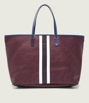 Tommy Hilfiger Dwustronna shopperka + saszetka MONOPLAY LE MAXI
