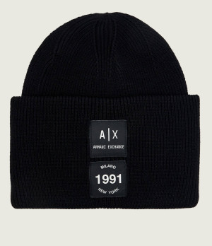 Armani Exchange Czapka | z dodatkiem wełny