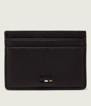 BOSS BLACK Skórzane etui na karty Ray_S Card N.