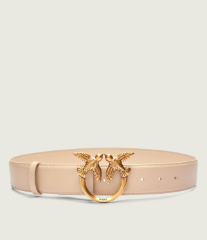Pinko Skórzany pasek LOVE BERRY