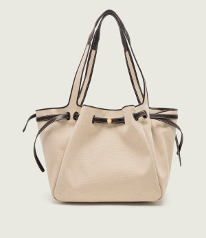 TORY BURCH Shopperka Romy | z dodatkiem skóry