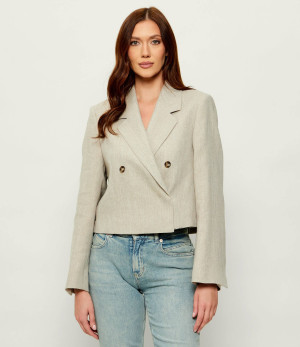 BOSS BLACK Lniana marynarka Jojeka1 | Relaxed fit