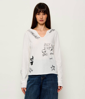 Zadig&Voltaire Bluzka Happy Henley | Regular Fit