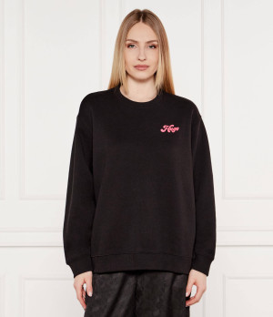 HUGO Bluza Classic Crew_4 | Loose fit frotté