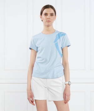 Trussardi T-shirt GREYHOUND SHOULDER PRINT COTTON JERSEY 30/1 | Regular Fit