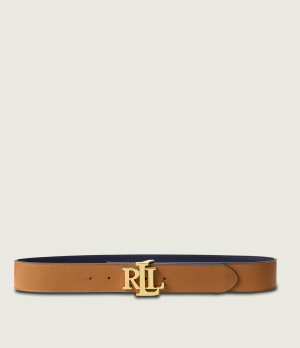 LAUREN RALPH LAUREN Skórzany dwustronny pasek