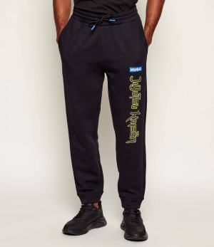 Hugo Blue Spodnie dresowe Nimaytro_JJK Hugo x Jujutsu Kaisen | Regular Fit