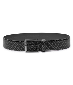 BOSS BLACK Skórzany pasek Roll-Bmono-S-St_Sz35
