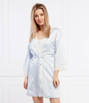 LAUREN RALPH LAUREN Satynowy Szlafrok | Regular Fit