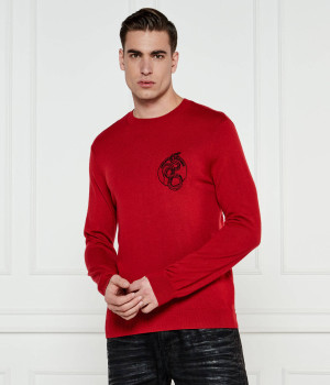Armani Exchange Sweter | Regular Fit | z dodatkiem wełny