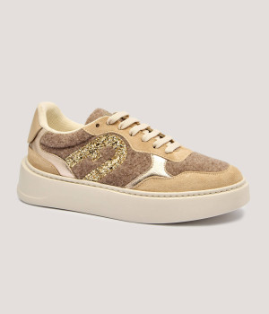 Furla Skórzane sneakersy Furla Sport