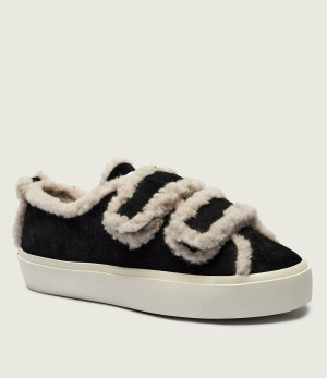 INUIKII Ocieplane sneakersy | zamsz | shearling