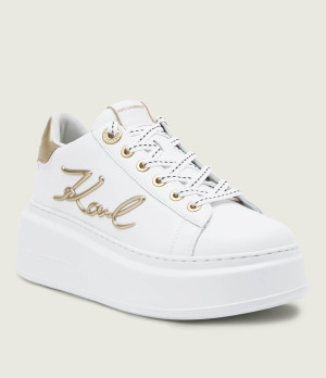 Karl Lagerfeld Skórzane sneakersy ANAKAPRI Signia Lace