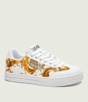 Versace Jeans Couture Sneakersy FONDO COURT 88 DIS. SK6 | z dodatkiem skóry