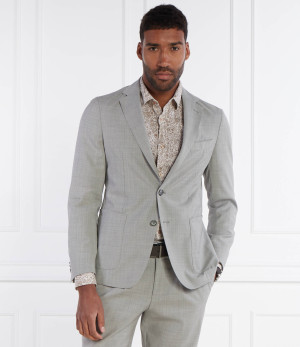 BOSS BLACK Wełniana marynarka C-Hanry-23 | Slim Fit